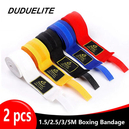 Cotton Boxing Hand Wraps – 2 Rolls (1.5/2/3/5M)