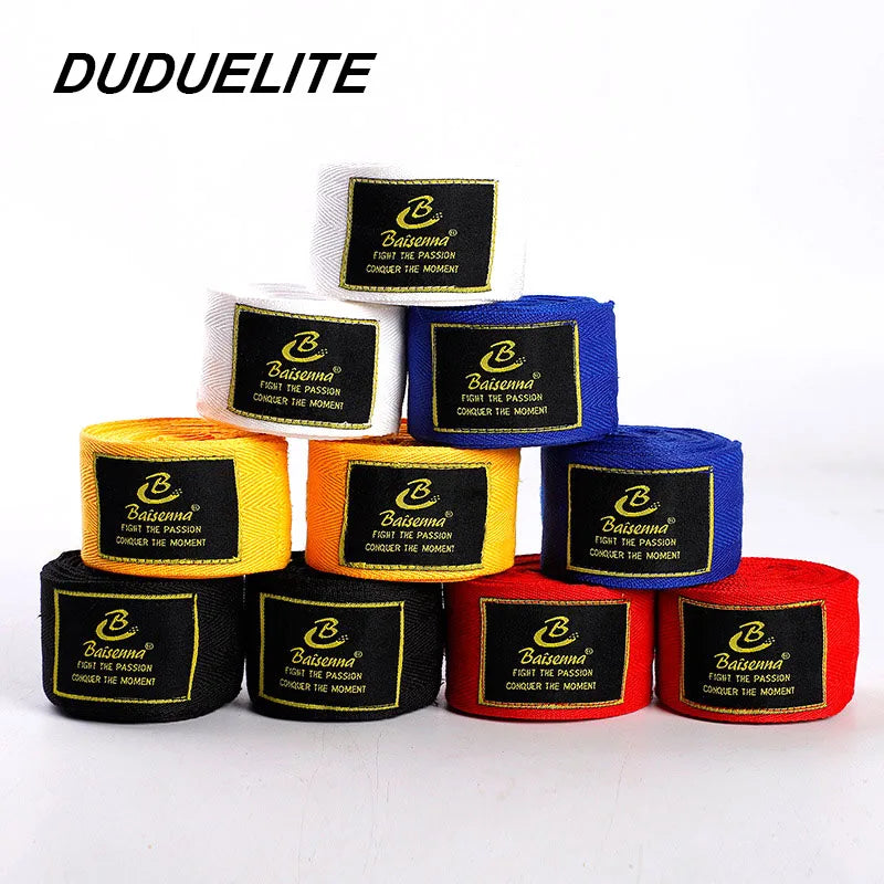 Cotton Boxing Hand Wraps – 2 Rolls (1.5/2/3/5M)