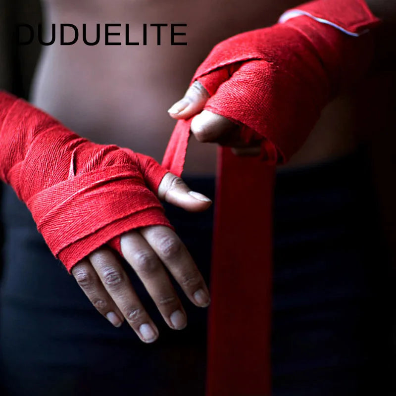 Cotton Boxing Hand Wraps – 2 Rolls (1.5/2/3/5M)